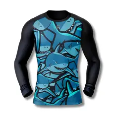 ARMAZI SPORT - NATACIÓN LYCRA BUZO PROTECCIÓN UV RESISTENTE AL CLORO ARMAZI TIBURON