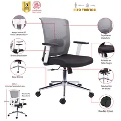 MUEBLESYA - Silla De Oficina Guaroa Gerente