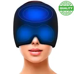 ONE PIXEL - Gorro Gel Alivio Migraña Dolor Cabeza Compresa Frio Caliente