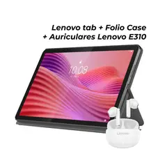 LENOVO - Tablet M10 Ram 4gb 128gb + Auriculares E310 + Forro