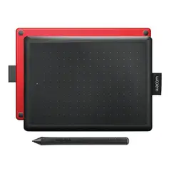 WACOM - Tableta Digitalizadora One By CTL-472 Negra Roja