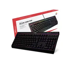 HYPERX - Teclado Alámbrico Gaming Alloy Core RGB Negro Español
