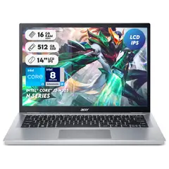 ACER - Portátil Aspire Intel Core I3 Ram 16gb Ssd 512gb 14 WUXGA Computador Portátil