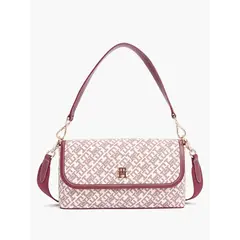 TOMMY HILFIGER - Bolso multicolor mensajero TH Monoplay con solapa