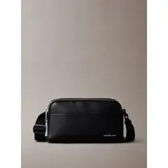CALVIN KLEIN - Bolso negro camera monogram logo