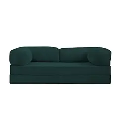 GENERICO - Sofa Teddy Abrazo de oso 200 x 80 Verde Militar