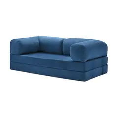 GENERICO - Sofa Teddy Abrazo de oso 200 x 80 Azul Rey