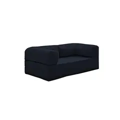 GENERICO - Sofa Teddy Abrazo de oso 200 x 80 Negro