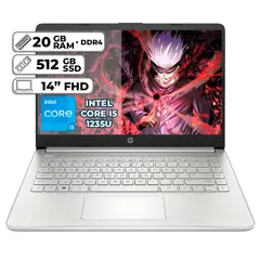 HP - PORTATIL INTEL CORE I5 1235U 20GB RAM 512GB SSD PANTALLA 14 FHD