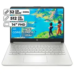 HP - PORTATIL INTEL CORE I5 1235U 32GB RAM 512GB SSD PANTALLA 14 FHD