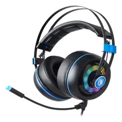 SADES - Auricular Gamer Pc Armor Sa 918 Rgb Pc Ps4 Usb 22 Mts