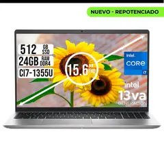 DELL - PORTATIL 15 INTEL CORE I7-1355U SSD 512GB RAM 24GB LED 15,6" FHD
