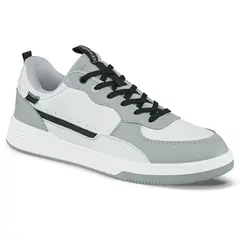 CROYDON - Tenis Casuales Brider Blanco-Gris para Hombre