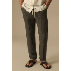 ILOT - PANTALÓN FIT AJUSTADO EN LINO MARCA PH56052