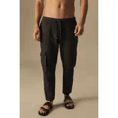 ILOT - PANTALÓN CABO TIPO CARGO FIT CLÁSICO EN LINO MARCA PH57052