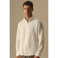 ILOT - CAMISA BORA BORA MANGA LARGA AJUSTADA, CUELLO CUTAWAY MARCA SH41052
