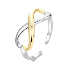 ALHAJAS - Anillo Ajustable Para Mujer Amor Infinito En Plata 925