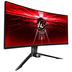 ASROCK - Monitor Gamer 34¨ WQHD VA 165Hz 1Ms PG34WQ15R2B