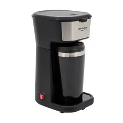 UNIVERSAL - Cafetera Personal Express con Termo 400 ml de Acero Inox