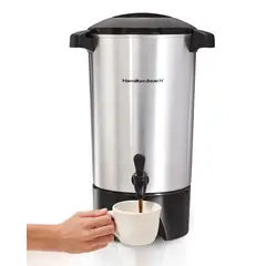 HAMILTON BEACH - Cafetera Profesional de 42 Tazas Preparación Rápida