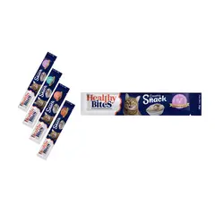 GENERICO - Healthy Bites Creamy Snack Gato - Sabor Surtido 14 g x 5 u