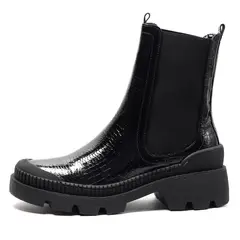 VIAR - Botines Para Mujer KoroKoro01 Negro Charol