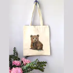 REGALA CON ARTE - Tote Bags Oso Bolsa de Tela