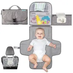 GENERICO - Cambiador plegable portátil para bebe comodo y moderno