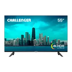CHALLENGER - Televisor 55 Pulgadas Smart Google TV