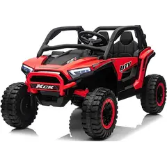 BEBESUNITA - Carro Moto Electrico 24V Niño Ctrol Llta Caucho- Color Rojo