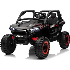 BEBESUNITA - Carro Moto Electrico 24V Niño Ctrol Llta Caucho Color Negro