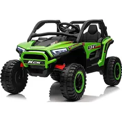 BEBESUNITA - Carro Moto Electrico 24V Niño Ctrol Llta Caucho Color Verde