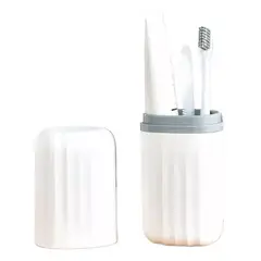 GENERICO - Estuche Organizador Limpieza Bucal Viajero Cepillo Dientes