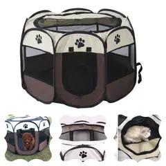 GENERICO - Corral Plegable Gato Y Perro Casa Portátil Mascotas