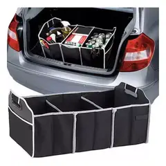 GENERICO - Bolsa Organizadora Maletero Baúl Automóvil 3 Compartimentos