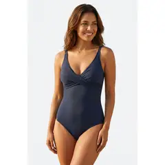 LILI PINK - Vestido de baño en microfibra enterizo