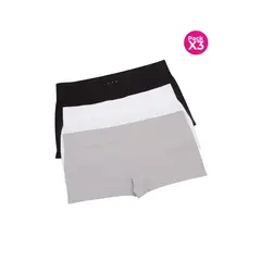 LILI PINK - Panty bóxer seamless paquete x3