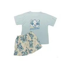 LILI PINK - Conjunto pijama en algodón pantalon corto
