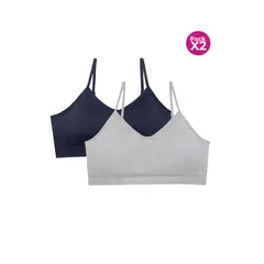 LILI PINK - Top junior tipo seamless paquete x2