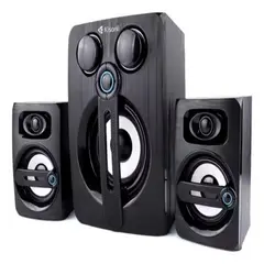 KISSES - Altavoces Parlante Para Pc Laptop Tm-9000a 21 Kisonli Led