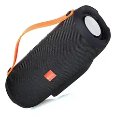 KISSES - Parlante Portatil Bluethooth Inalambrico Waterproof Negro