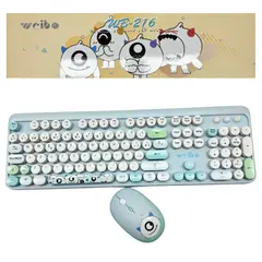 GENERICO - Como Teclado Weibo Animado Mecanico Tecla Cambiable Wb216
