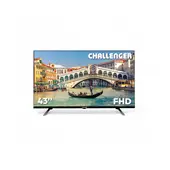 CHALLENGER - Televisor 43″ LED 43KG84 FHD LED Smart TV Google + Soporte de Pared