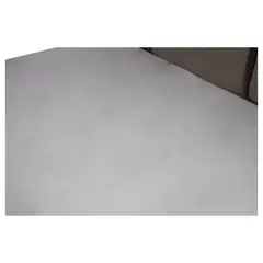 HOMETEX - PROTECTOR DE CAMA JERSEY BLANCO QUEEN