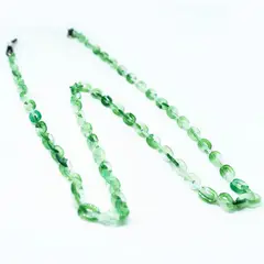 AT NIGHT SUNGLASSES - Cuelga Gafas At Night Acrílico Delgado Verde con Vetas Blancas