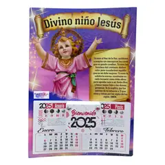 GENERICO - Calendario Almanaque 2025 Divino Niño
