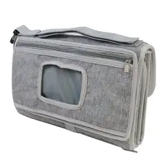GENERICO - Cambiador portatil plegable impermeable gris