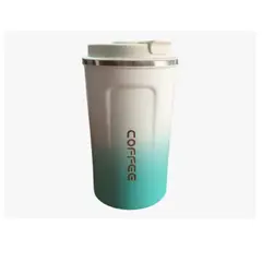 INNOVA - Vaso Termico Digital Indicador Temperatura Led Blanco Mix Green Cofee