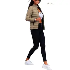 URBAN PLUS - CHAQUETA PARA MUJER BEIGE