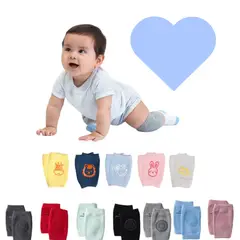 GENERICO - Rodillera Bb X3 Pares Para Gatear Colores Surtidos Bebe